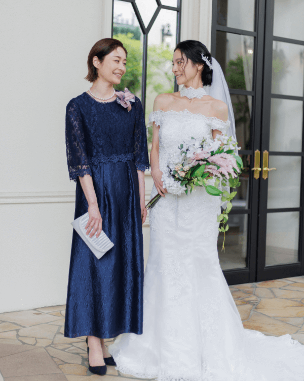 東京ソワール　マザーズドレス　ネイビー WEB限定｜結婚式用ワンピース(4521220)13号・ネイビー｜東京