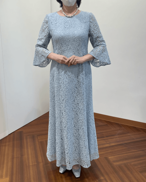モデル身長：157cm　ヒール高：8cm　着用サイズ：9号