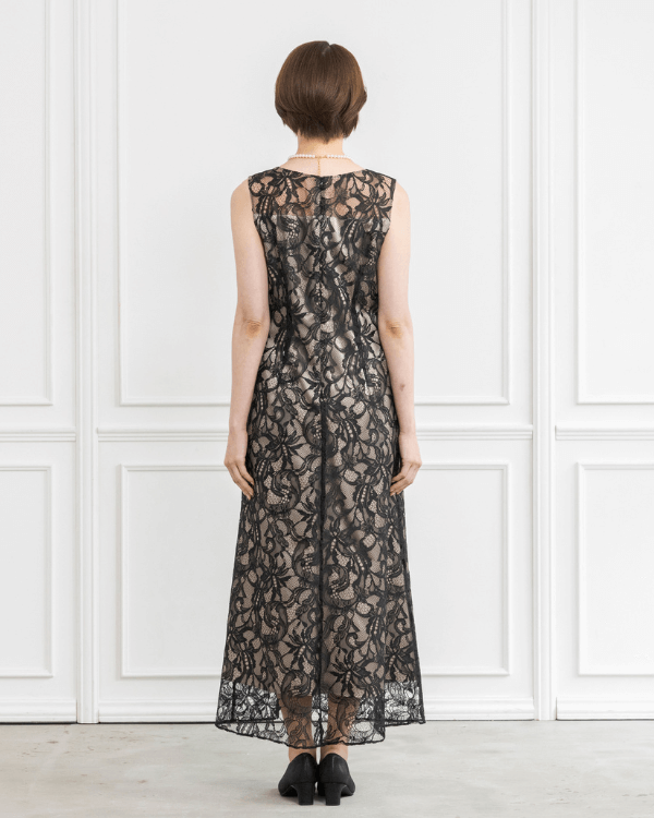 モデル身長：165cm　ヒール高：5cm　着用サイズ：9号