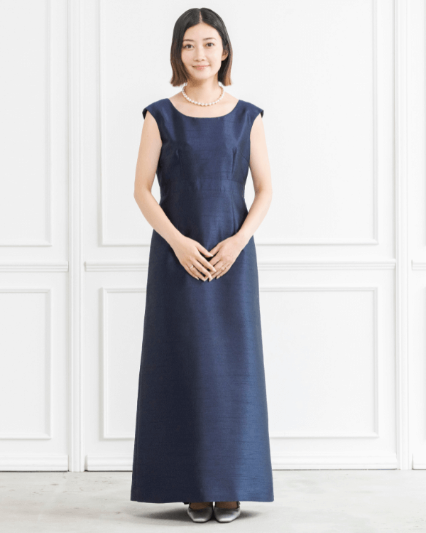 ■タグ付■ 東京ソワール ジャケット ドレス 3点セット ライトブルー 17号 ネイビー 17号】シャンブレーシャンタン ストレートライン