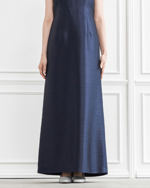 モデル身長：165cm　ヒール高：5cm　着用サイズ：着丈長め9号