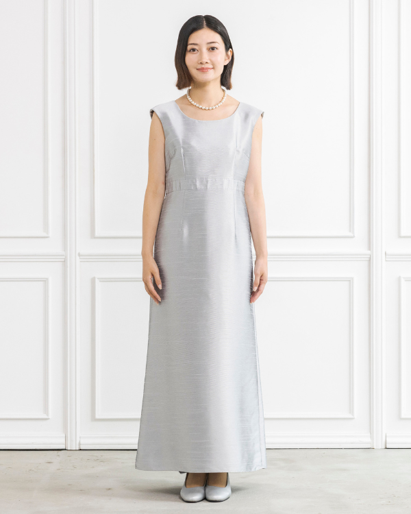 ピンクベージュ】シャンブレーシャンタン ストレートライン