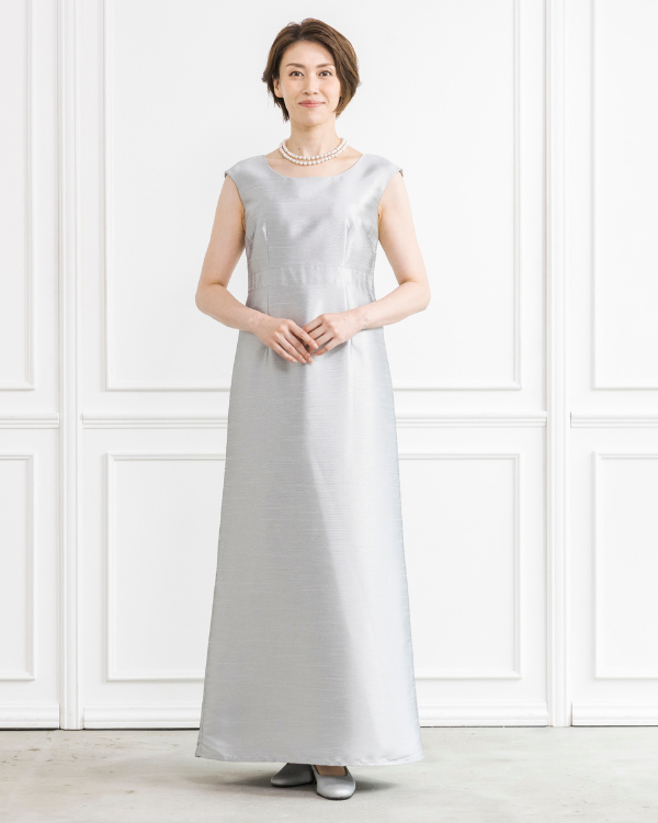 着丈長め】【シルバー 5号】シャンブレーシャンタン ストレートライン