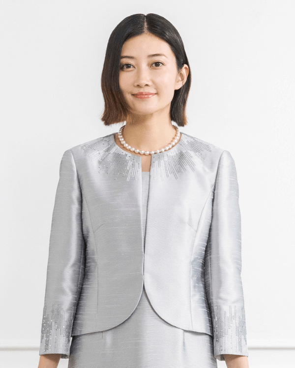 シルバー 13号】シャンブレーシャンタン スパンコール刺しゅう ノー