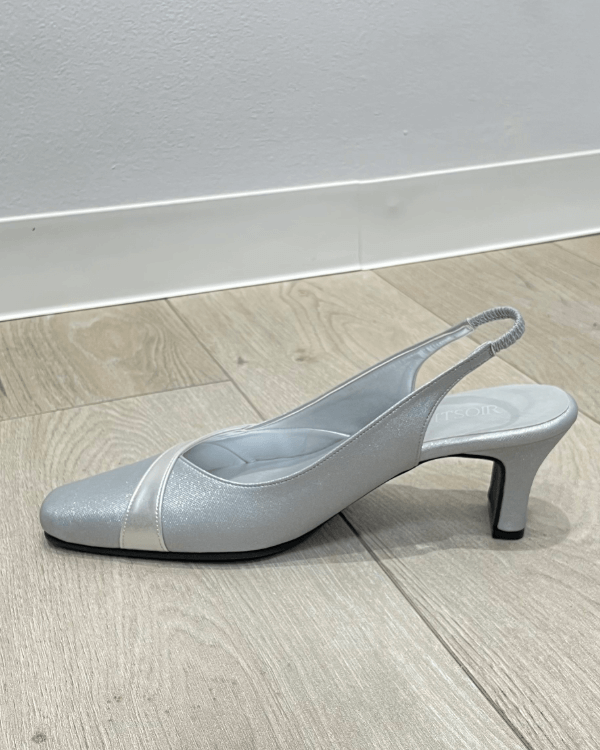 シルバー】【Sサイズ22.0cm-22.5cm】【6.0cmヒール】ラメ 合皮